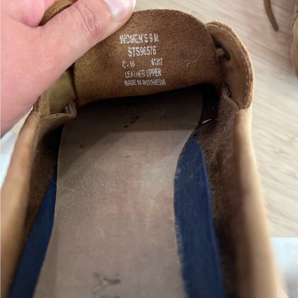 Sperry Top Sider Womens Size 9 Tan
Brown Leather Slip On Boat Shoes - Picture 4 of 5